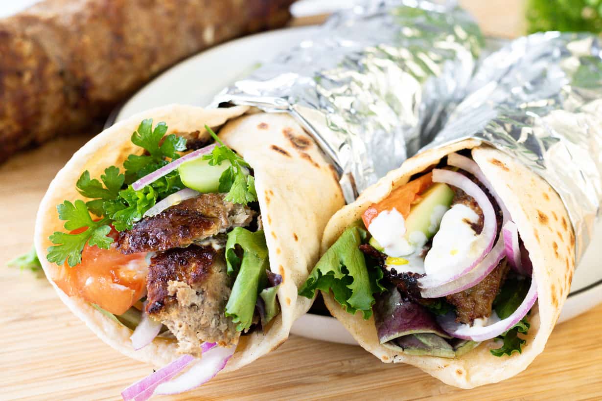 Beef Kebab Wrap